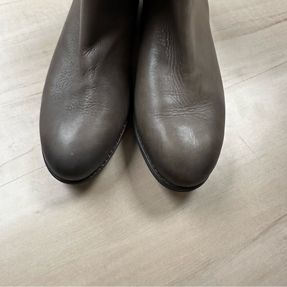 Sam Edelman gray leather penny boots - Picture 8 of 12